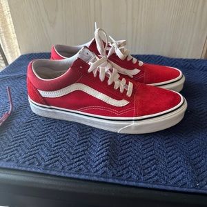 Old school red vans